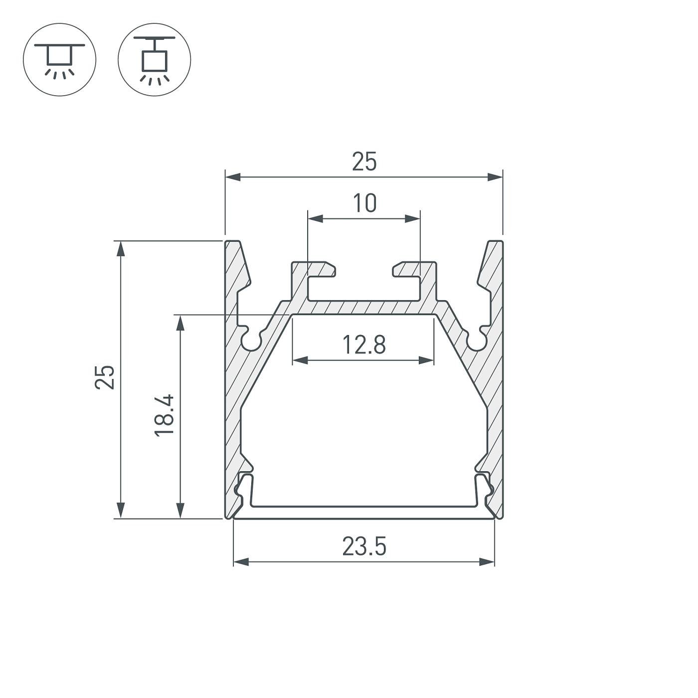 Профиль Arlight Sl-Line 053804
