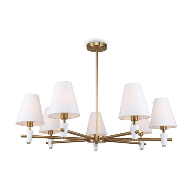 FR5371CL-07BS Люстра на штанге Freya Pietra FR5371CL-07BS