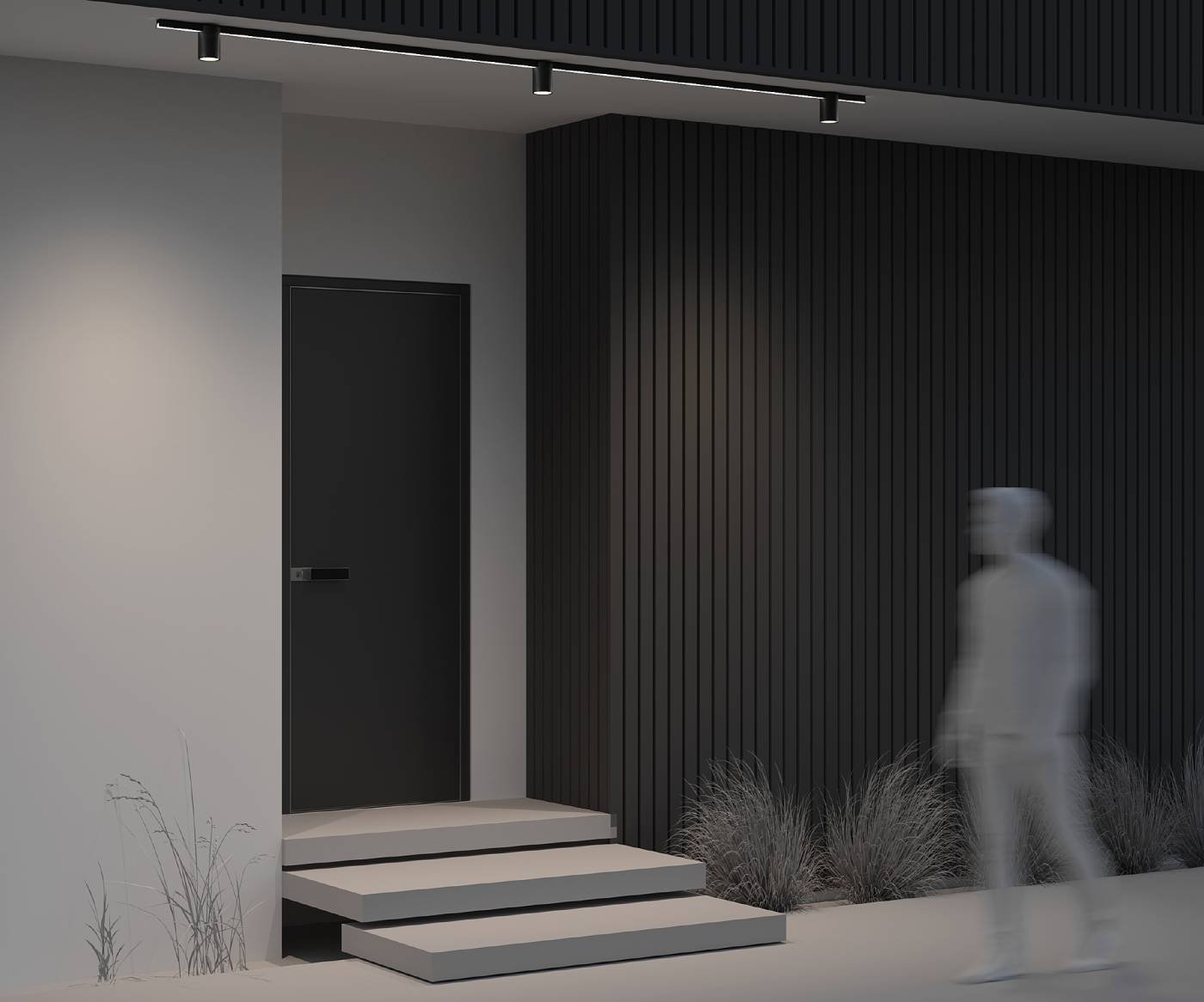 O-TR01-2-S-16WB3K Уличный трековый светильник Maytoni Alfa O-TR01-2-S-16WB3K