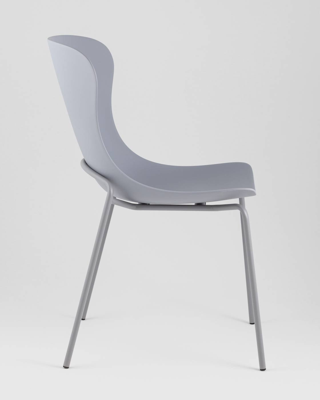 D-025A grey Стул пластиковый Stool Group Shaya D-025A grey
