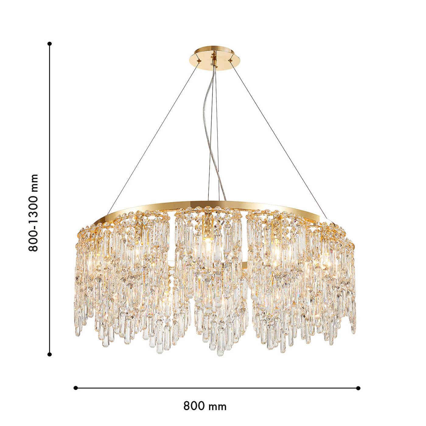 4724-12P Подвесная люстра Favourite Diadem 4724-12P