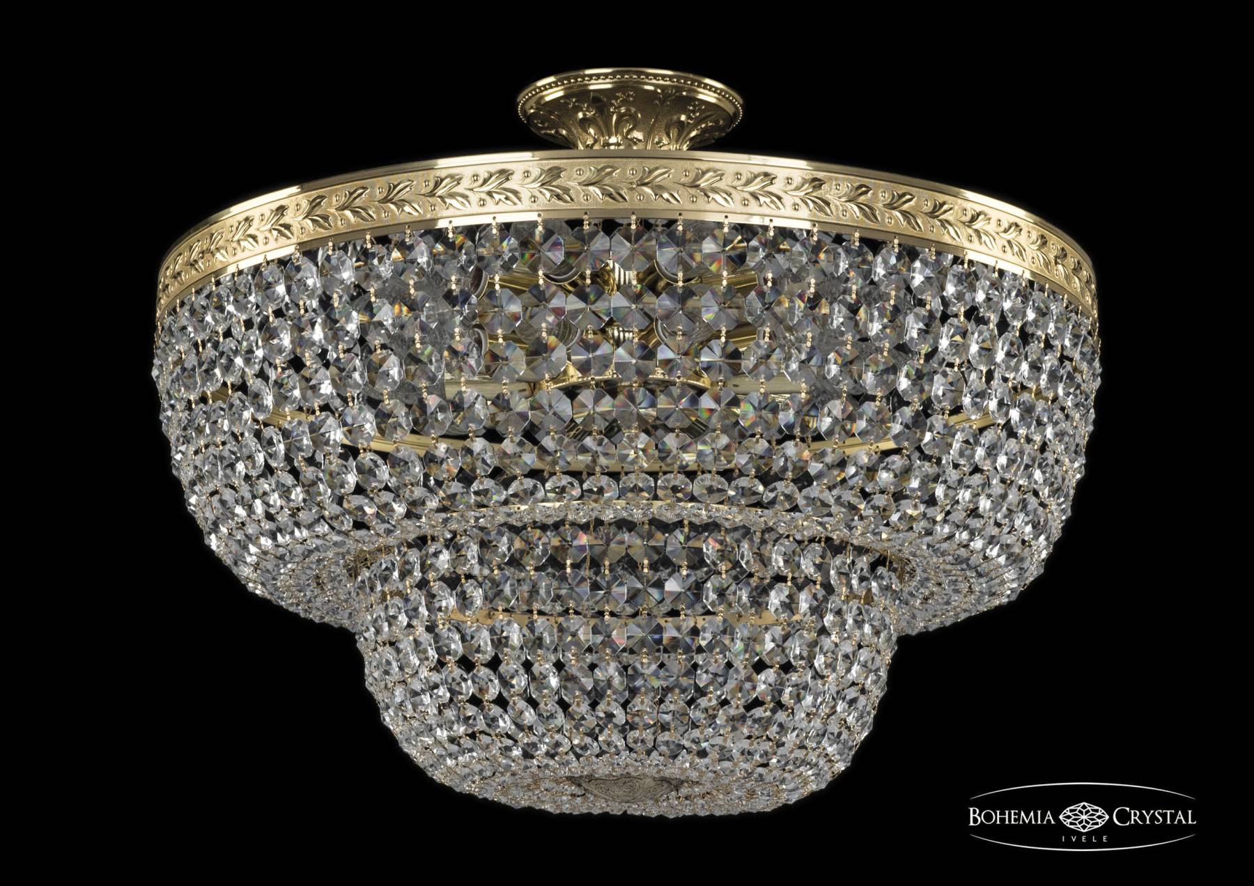19101/60IV G Потолочная хрустальная люстра Bohemia 1910 19101/60IV G