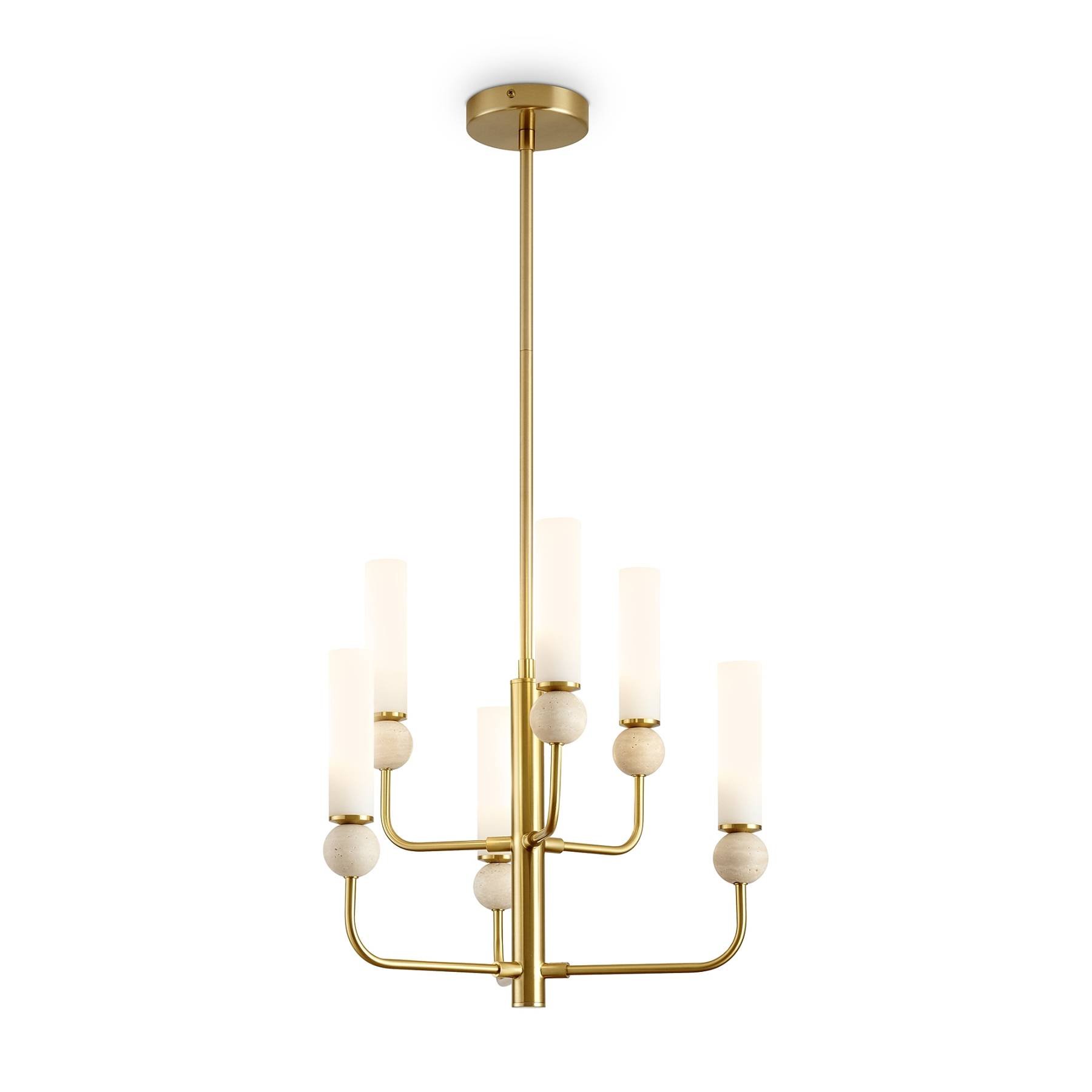 FR5482CL-06BS1 Люстра на штанге Freya Sunspot FR5482CL-06BS1