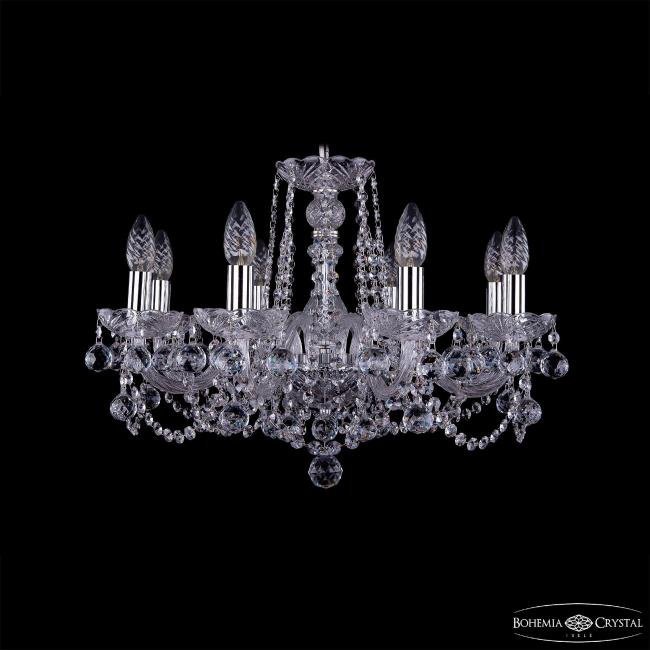 Подвесная хрустальная люстра 1402 Bohemia 1402/8/195 Ni Balls