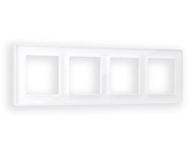 Рамка Ambrella Volt Platos Стекло натуральное AF380104