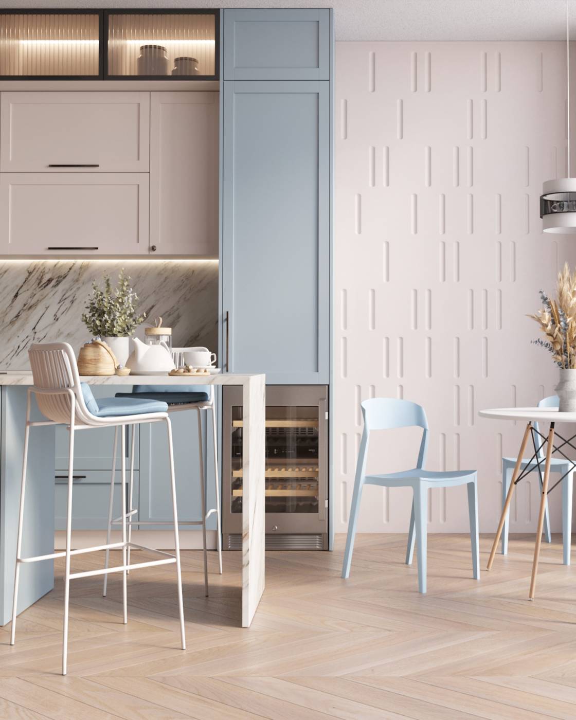 Барный стул Stool Group Louran D-012H-75 white