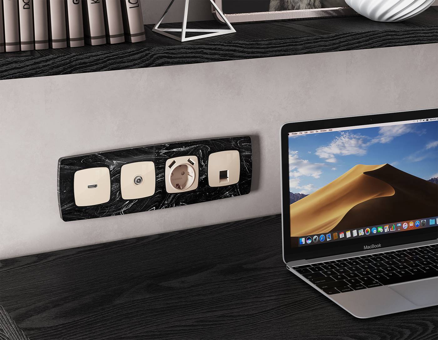 MO312005 Розетка Ambrella Volt OMEGA MO312005