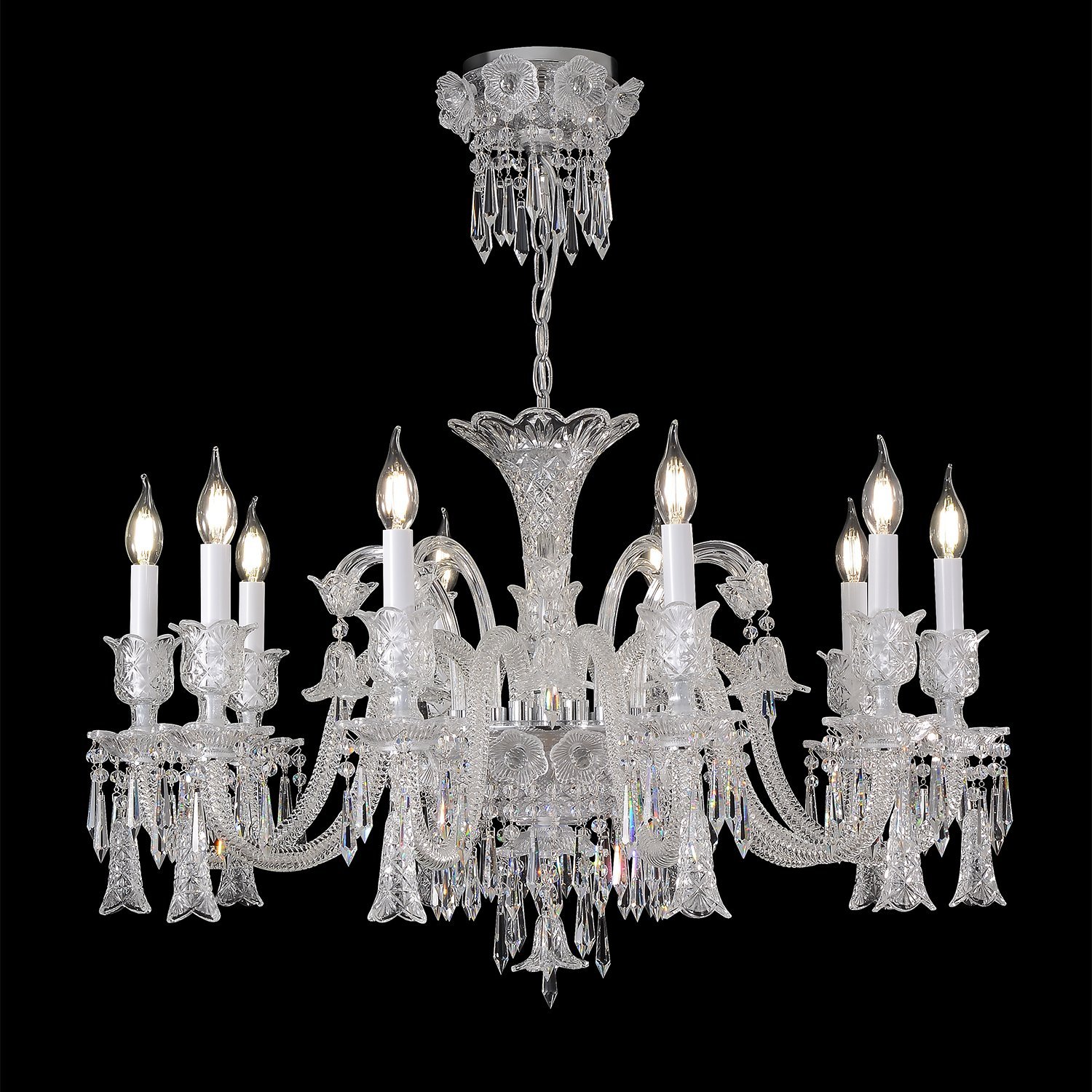 VERSAILLES SP10 CHROME Подвесная люстра VERSAILLES Crystal Lux VERSAILLES SP10 CHROME