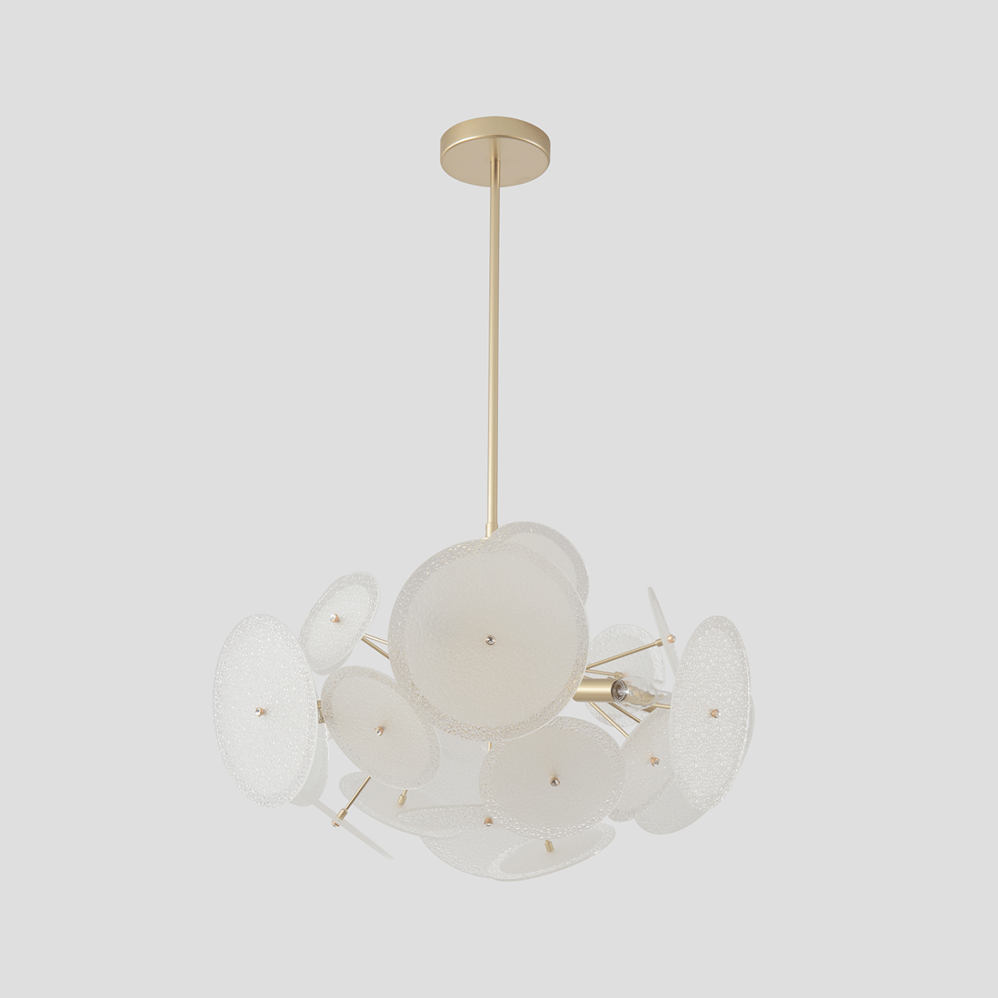 DANDELION SP6 GOLD Люстра на штанге Crystal Lux Dandelion DANDELION SP6 GOLD