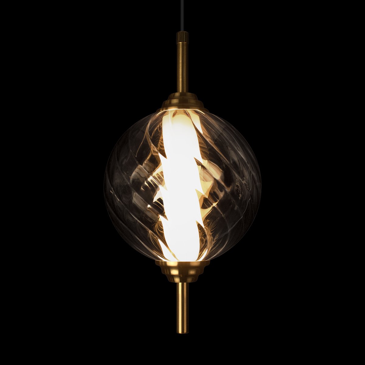 Светильник подвесной Loft It Helix 10421/B Smoke