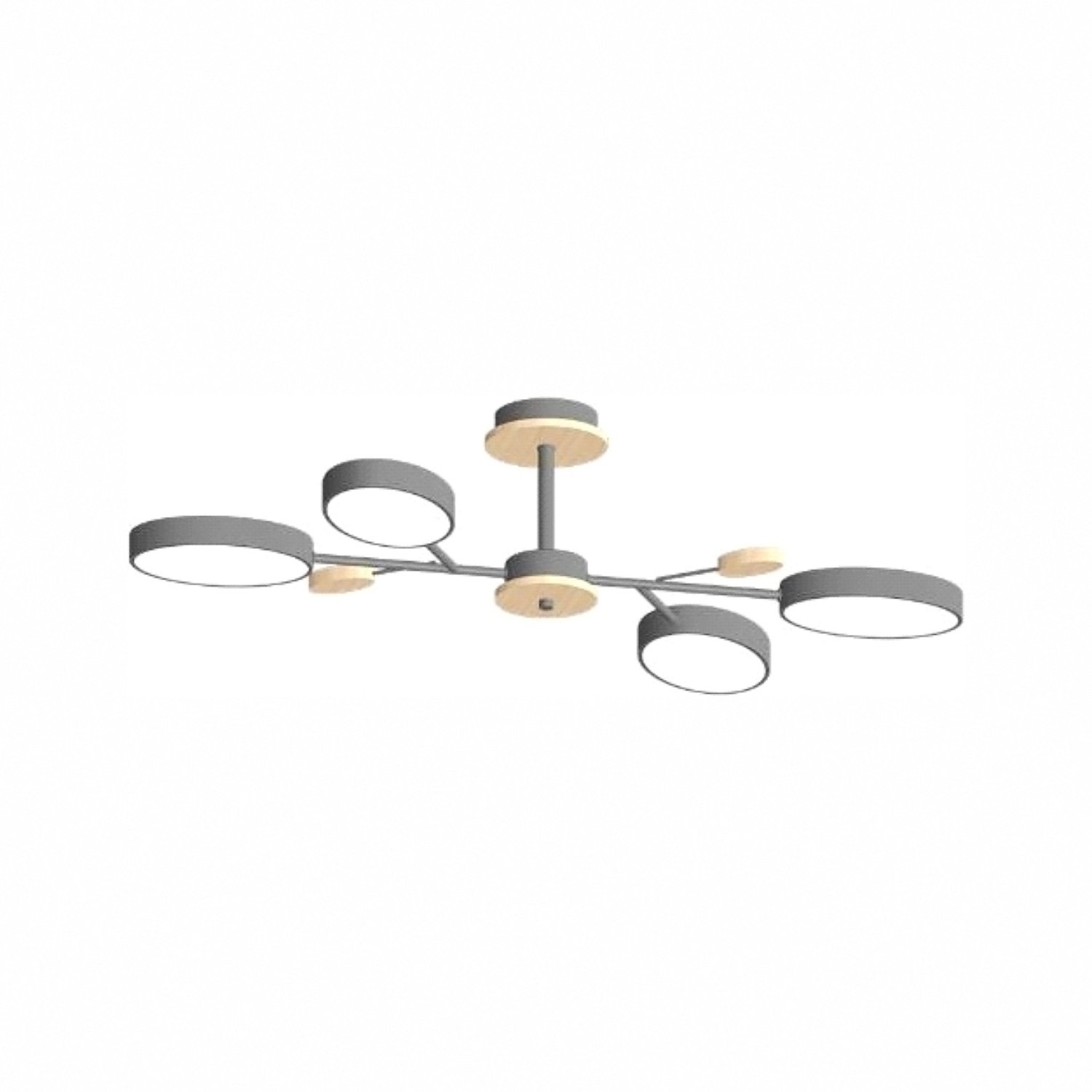 L3219-830 GR Потолочная люстра L LED4U L3219-830 GR