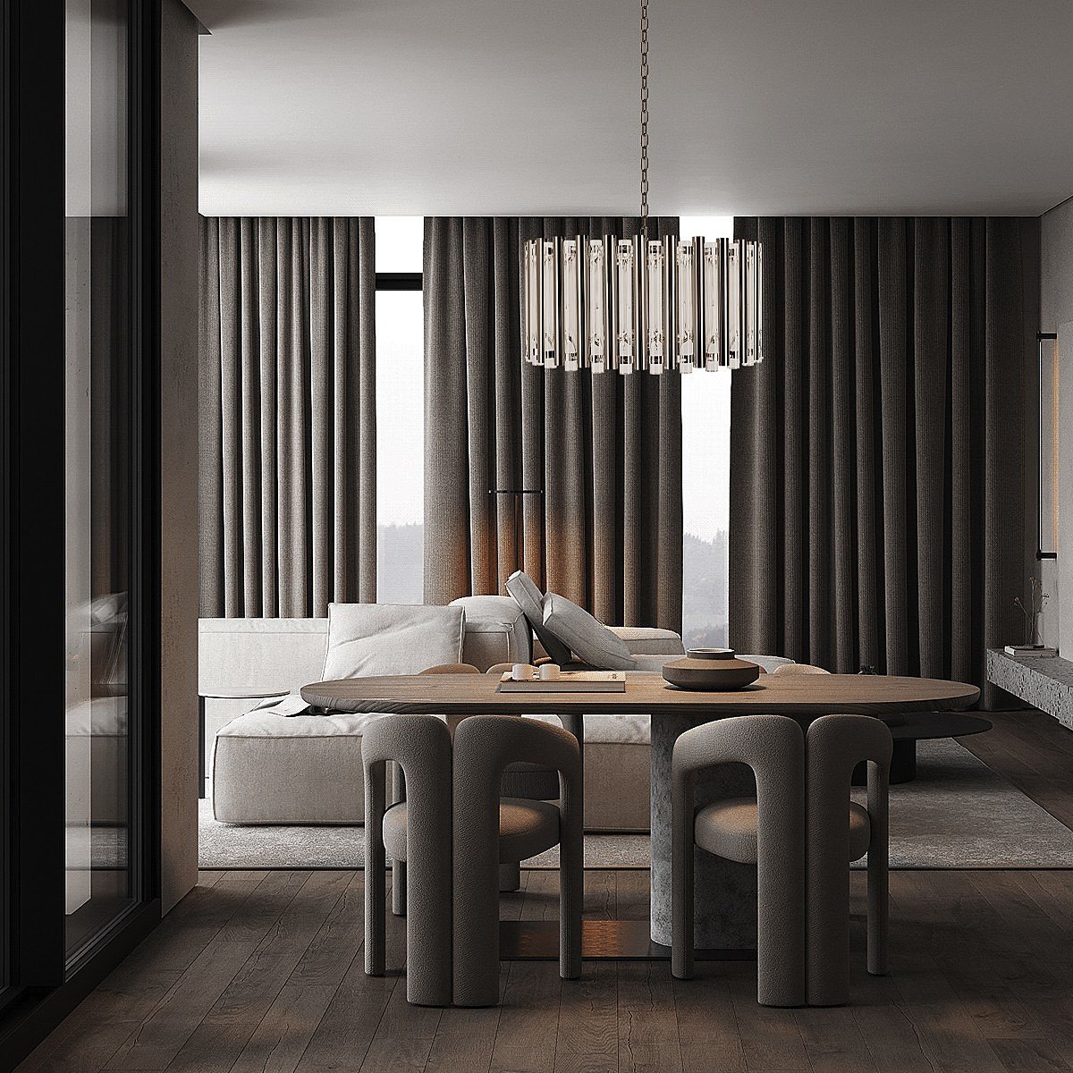 Подвесная люстра Loft It Boucle 10438/4