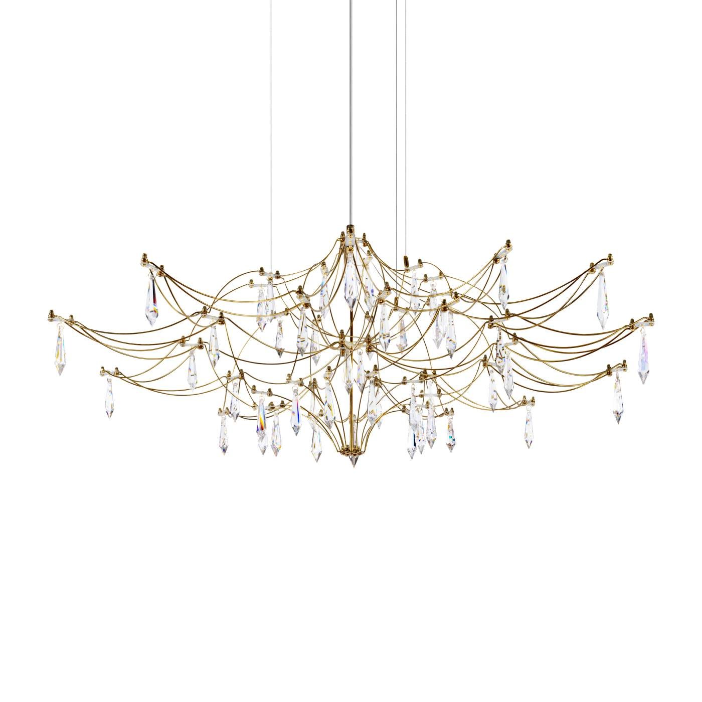 Подвесная люстра Mira Loft It 10587/1000 Gold Asfour