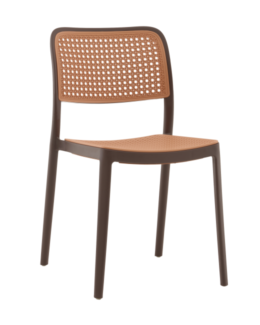 Стул пластиковый Stool Group Yona PP-296 brown 36025