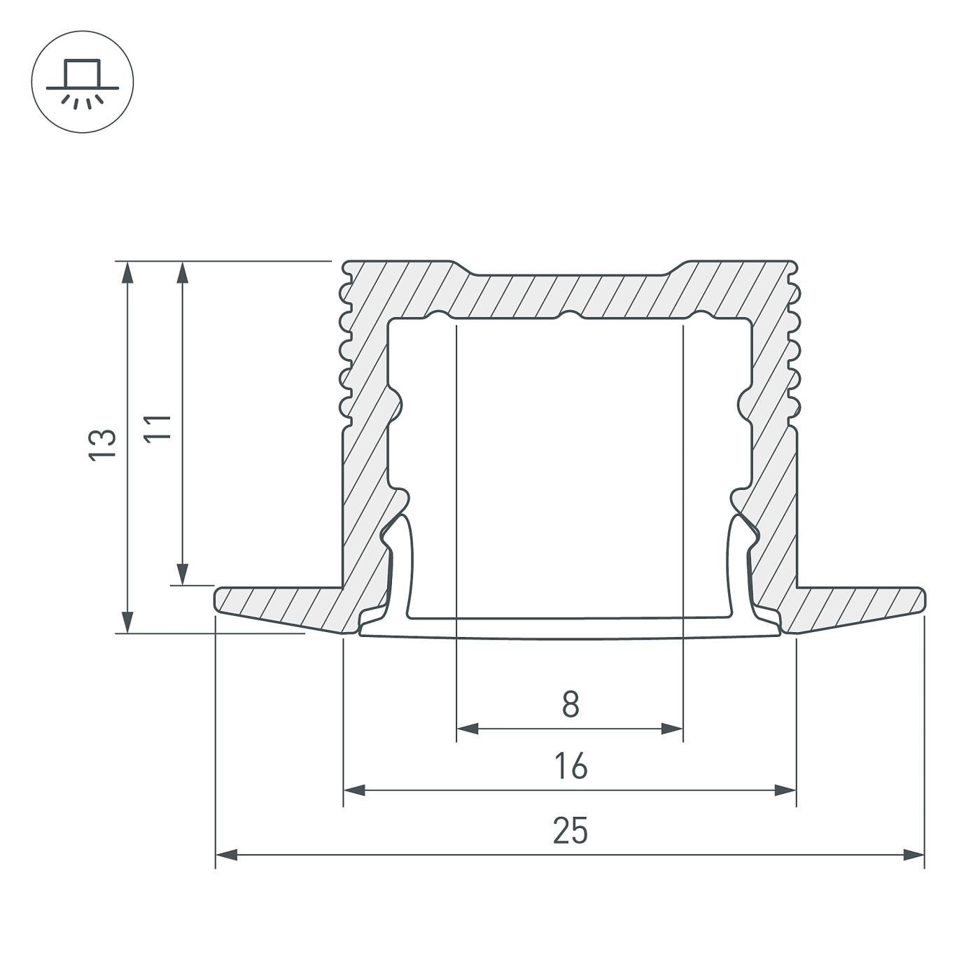 Профиль Arlight Sl-Slim 023719