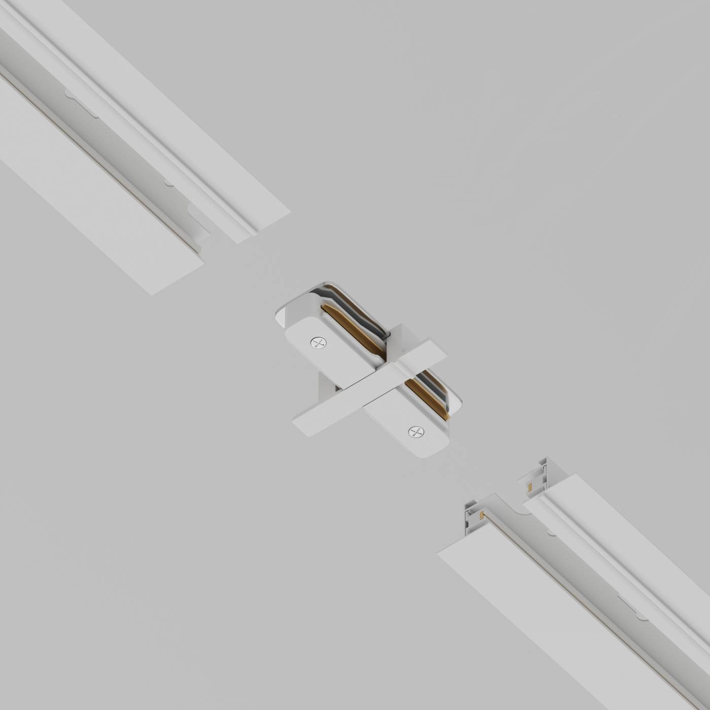 TRA002C-11W Прямой коннектор Maytoni Accessories for tracks TRA002C-11W