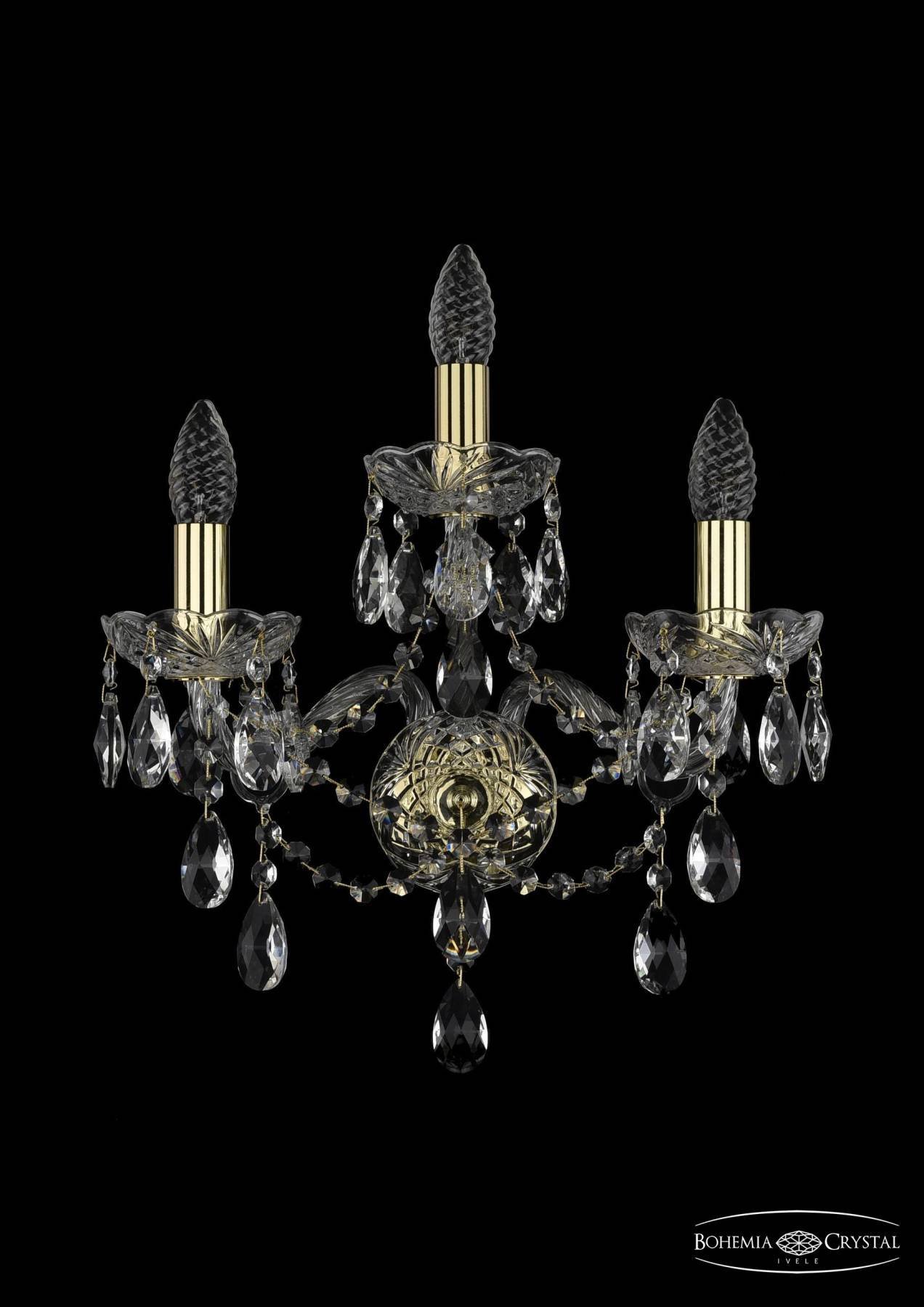 1415B/2+1/165 G Настенное бра Bohemia 1415 1415B/2+1/165/G