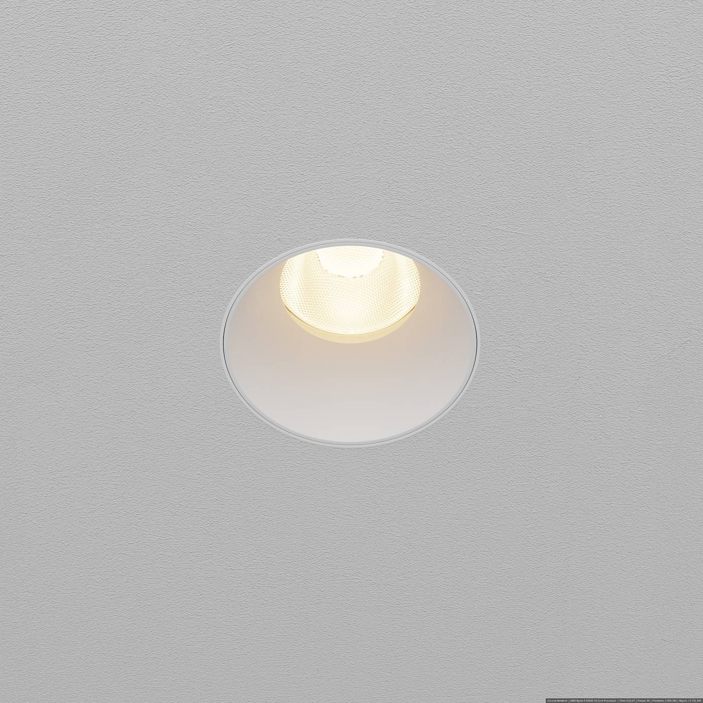 Встраиваемый светильник Maytoni Dip DL119-10W-3K-TRS-W