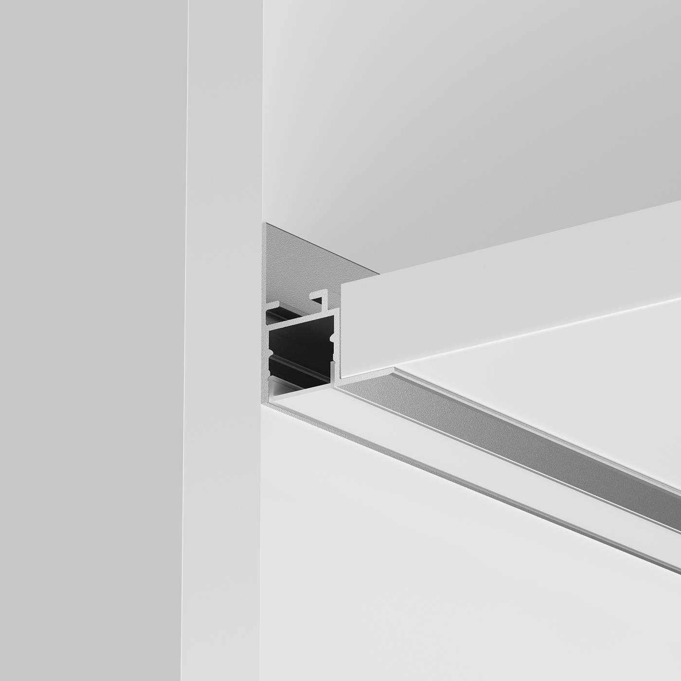 Профиль Maytoni Встраиваемый с накладным фланцем профиль 632014