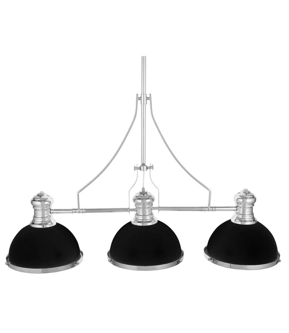 Потолочная люстра Lumina Deco ETTORE LDP 710-3 BK+CHR