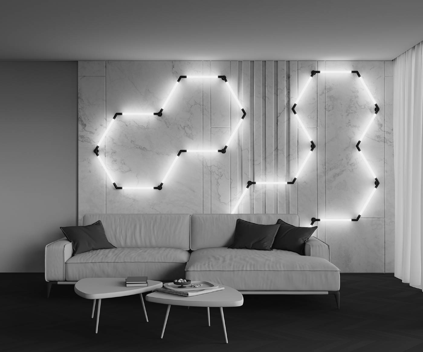 Трековый светильник Maytoni Larc C148CL-L500-7W3K-B