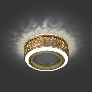 Встраиваемый светильник с узорами Backlight BL092 Gauss