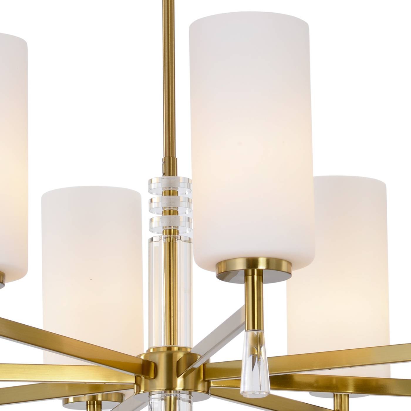 Люстра на штанге ILLUMICO IL5218-8PLS-24 HIGHBALL