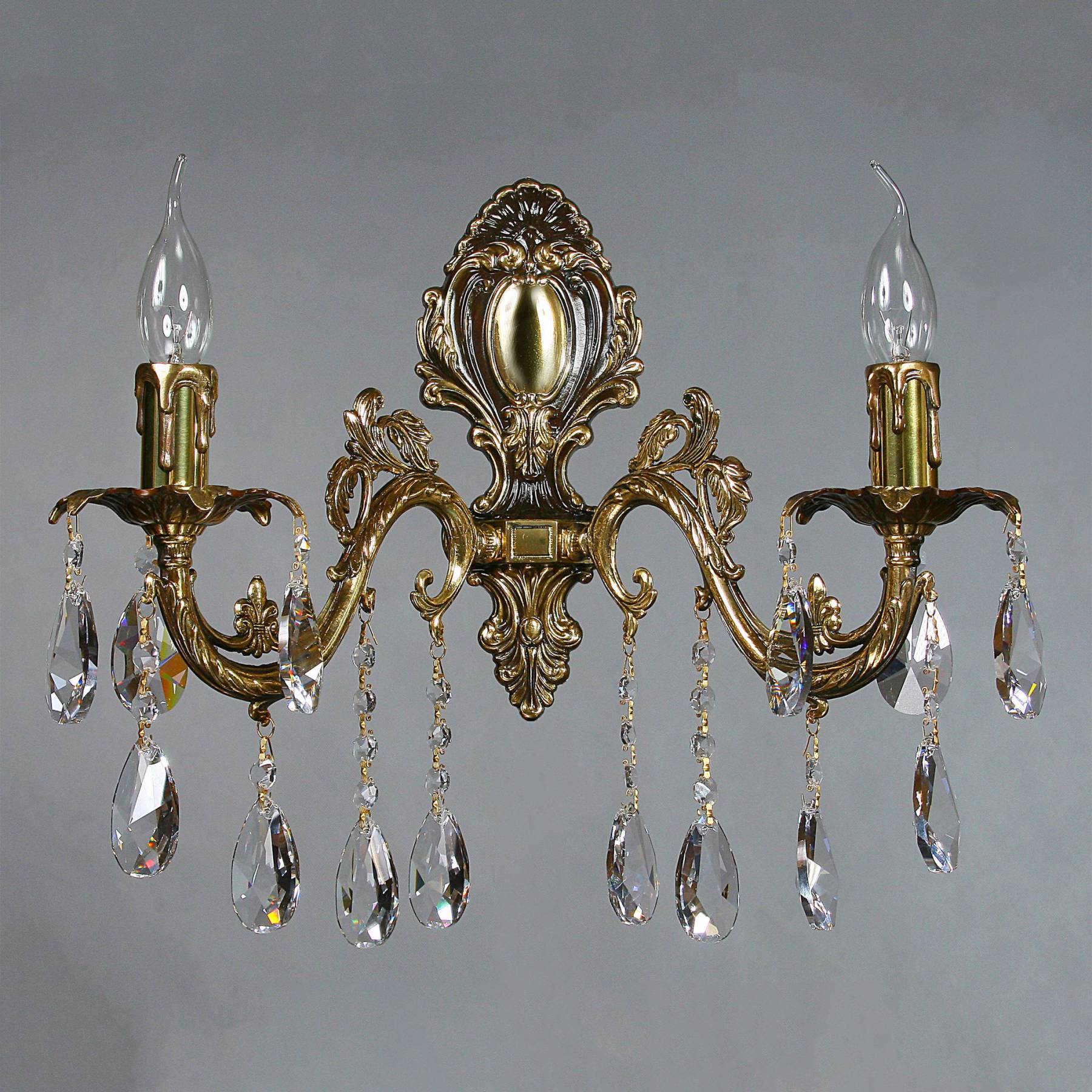 2118/2 PB Tear Drop Настенное бра Ambiente Granada 2118/2 PB Tear drop