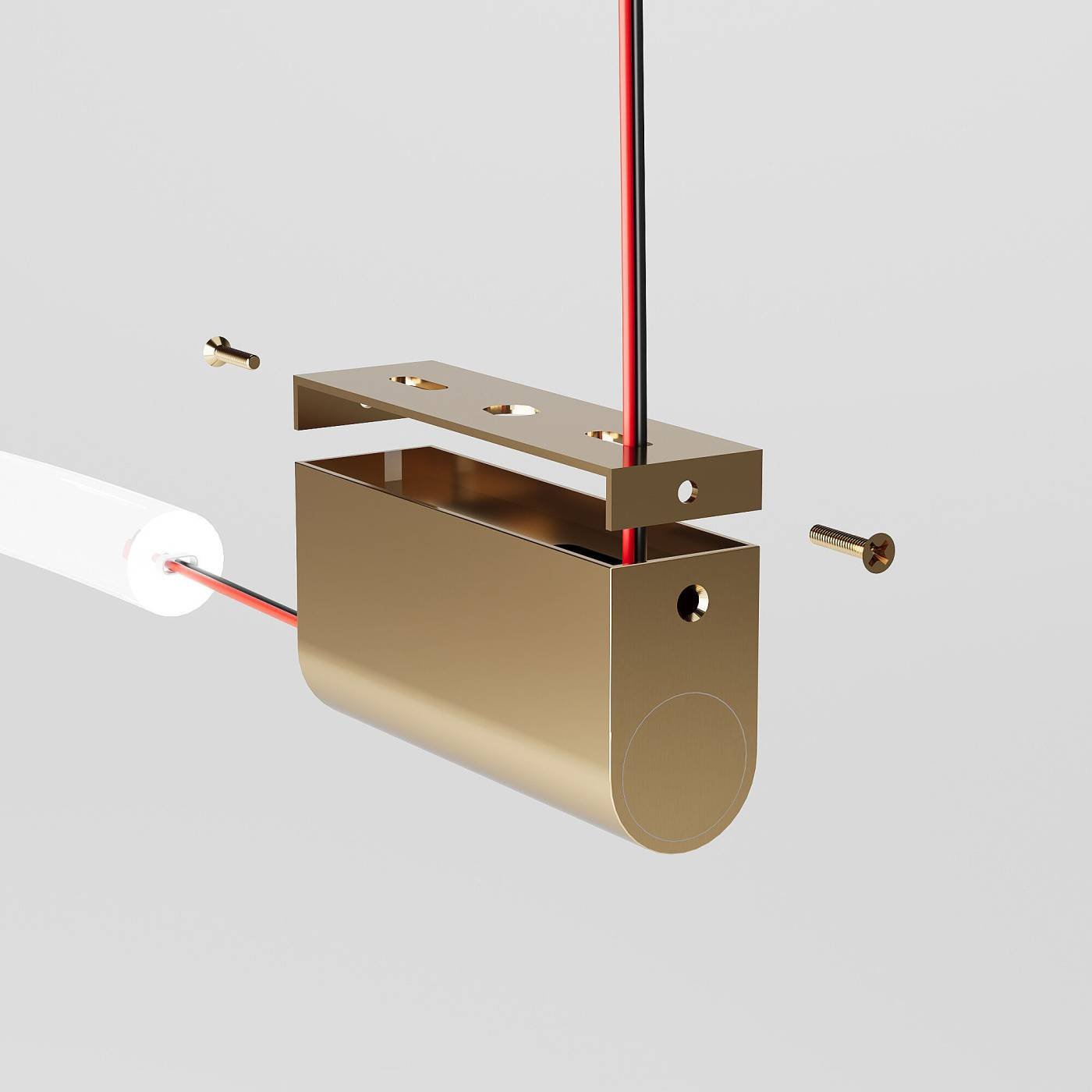 Накладные крепления для круглого гибкого неона Full light латунь (FL 28101) Накладное крепление для круглого гибкого неона Elektrostandard Full light Накладные крепления для круглого гибкого неона Full light латунь (FL 28101)