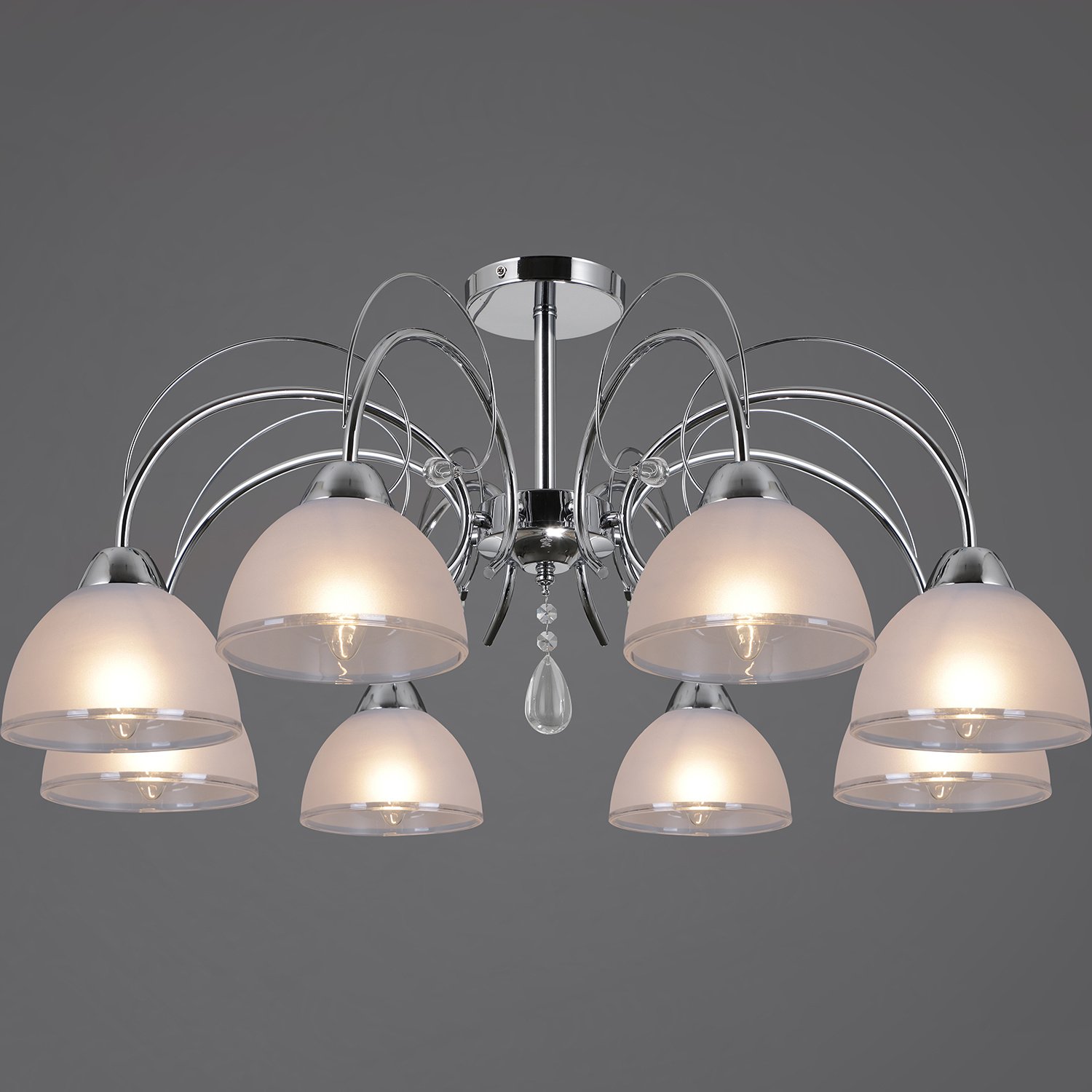 IL0495-8CSQ-25CH ELITE Потолочная люстра ILLUMICO IL0495-8CSQ-25CH ELITE