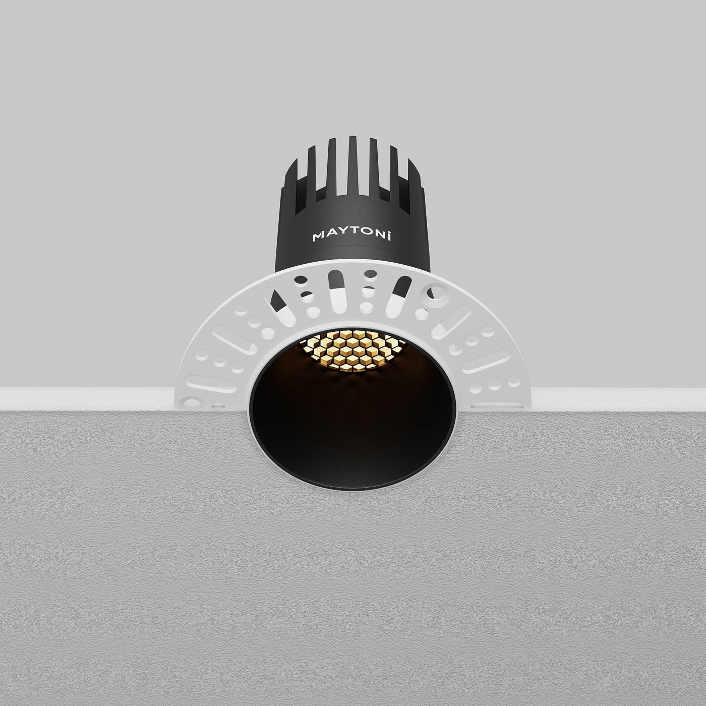 Встраиваемый светильник Maytoni Dip DL120-10W-2.7K-TRS-B