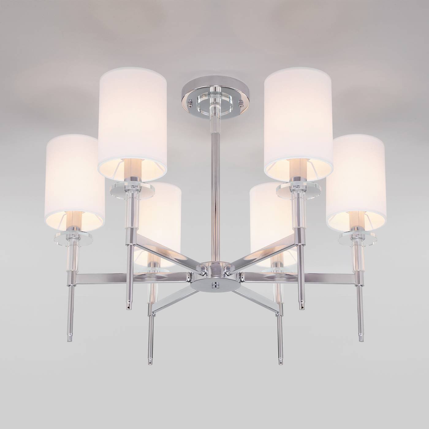 60132/6 хром Потолочная люстра Eurosvet Brielle 60132/6 хром