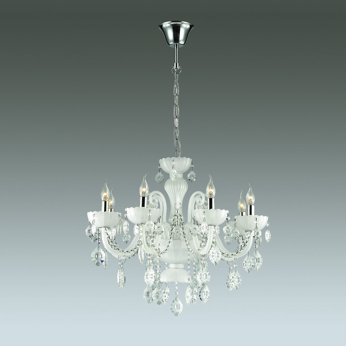 3936/8 Подвесная хрустальная люстра Attica Odeon Light 3936/8