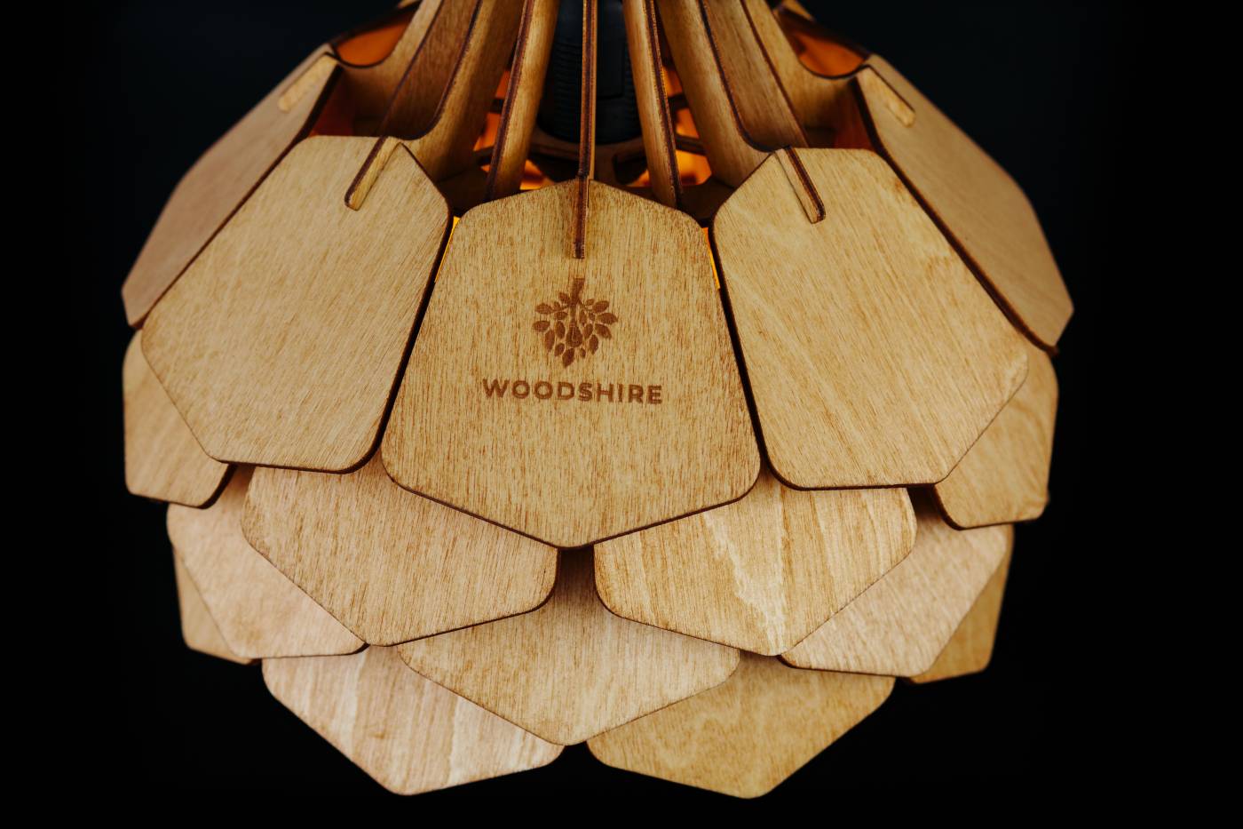 Светильник подвесной Woodshire Далиа 1235vi