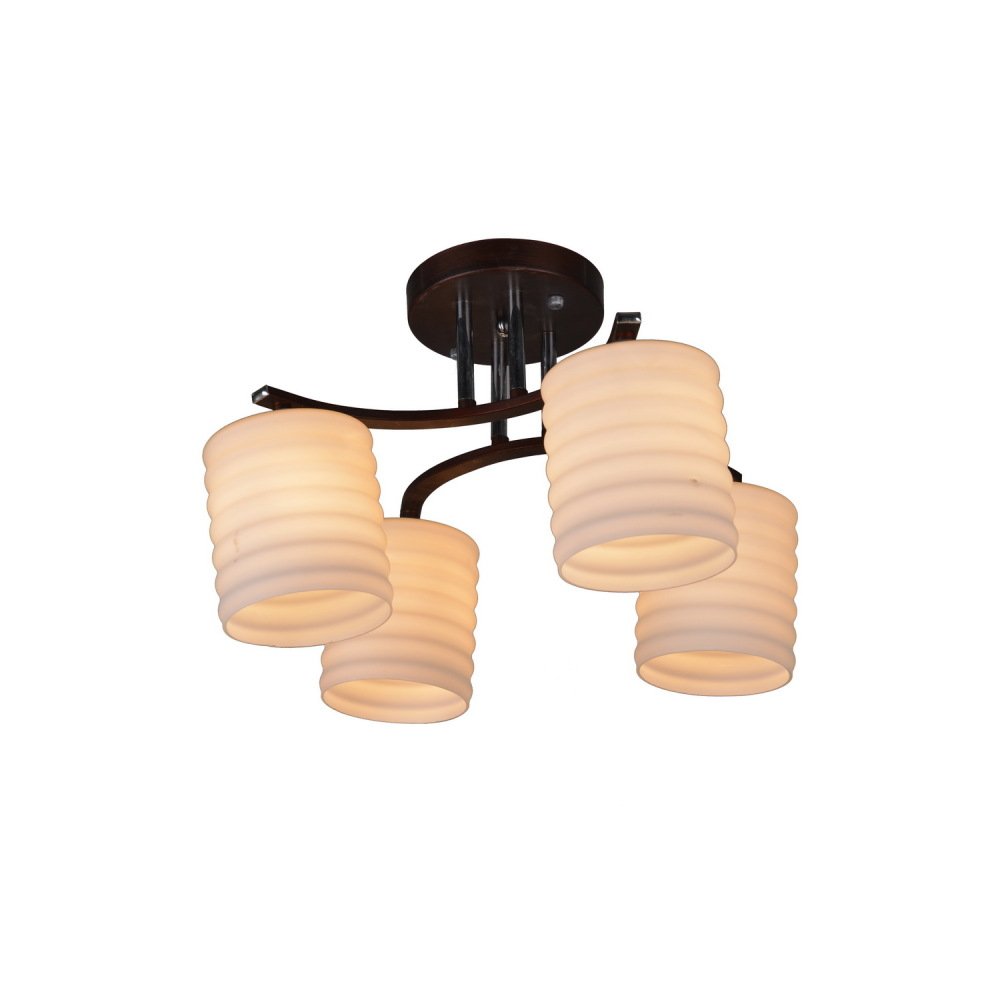 878/4PF-Darkcopper Потолочная люстра ID lamp Gemma 878/4PF-Darkcopper
