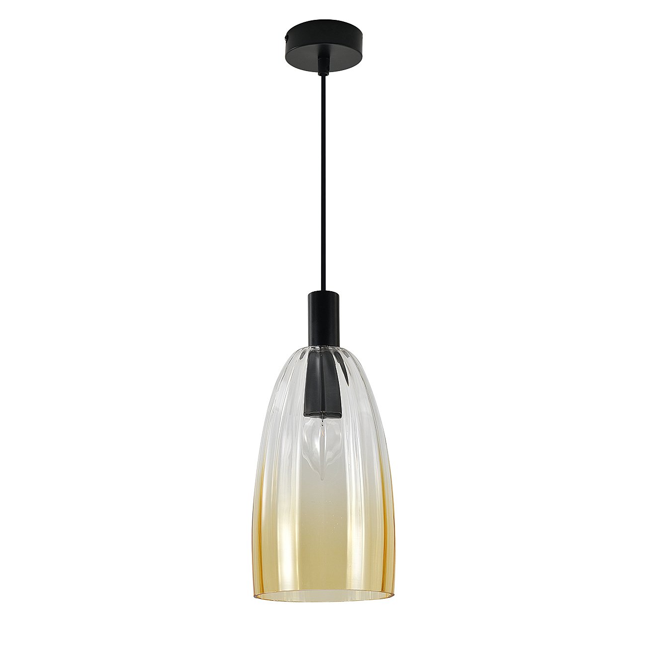 Светильник подвесной Indigo Soave V000494 11047/C/1P Amber