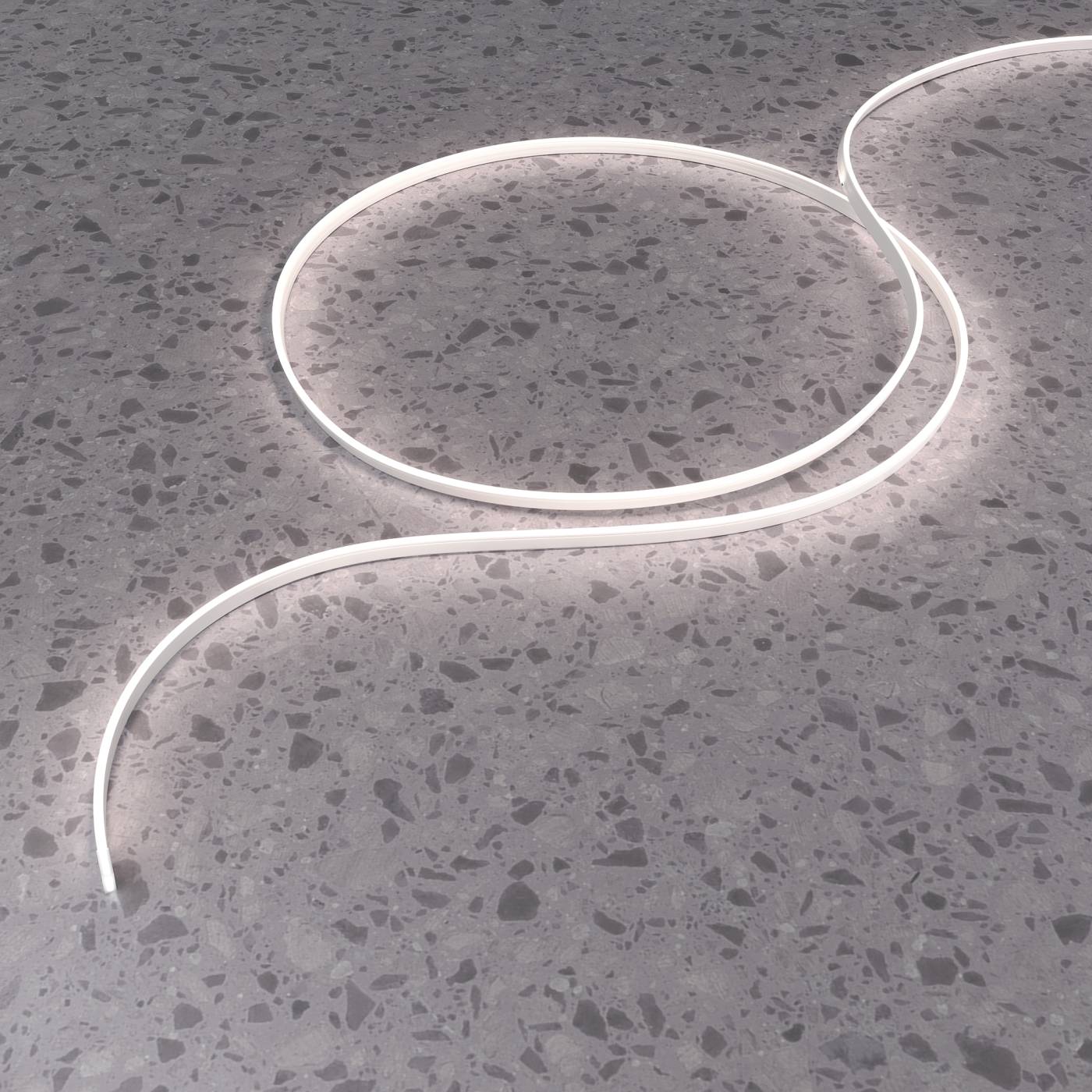 Гибкий неон 12x6 24В 10Вт/м 6000K IP67 5м Maytoni Изгиб поперек оптической оси 432031