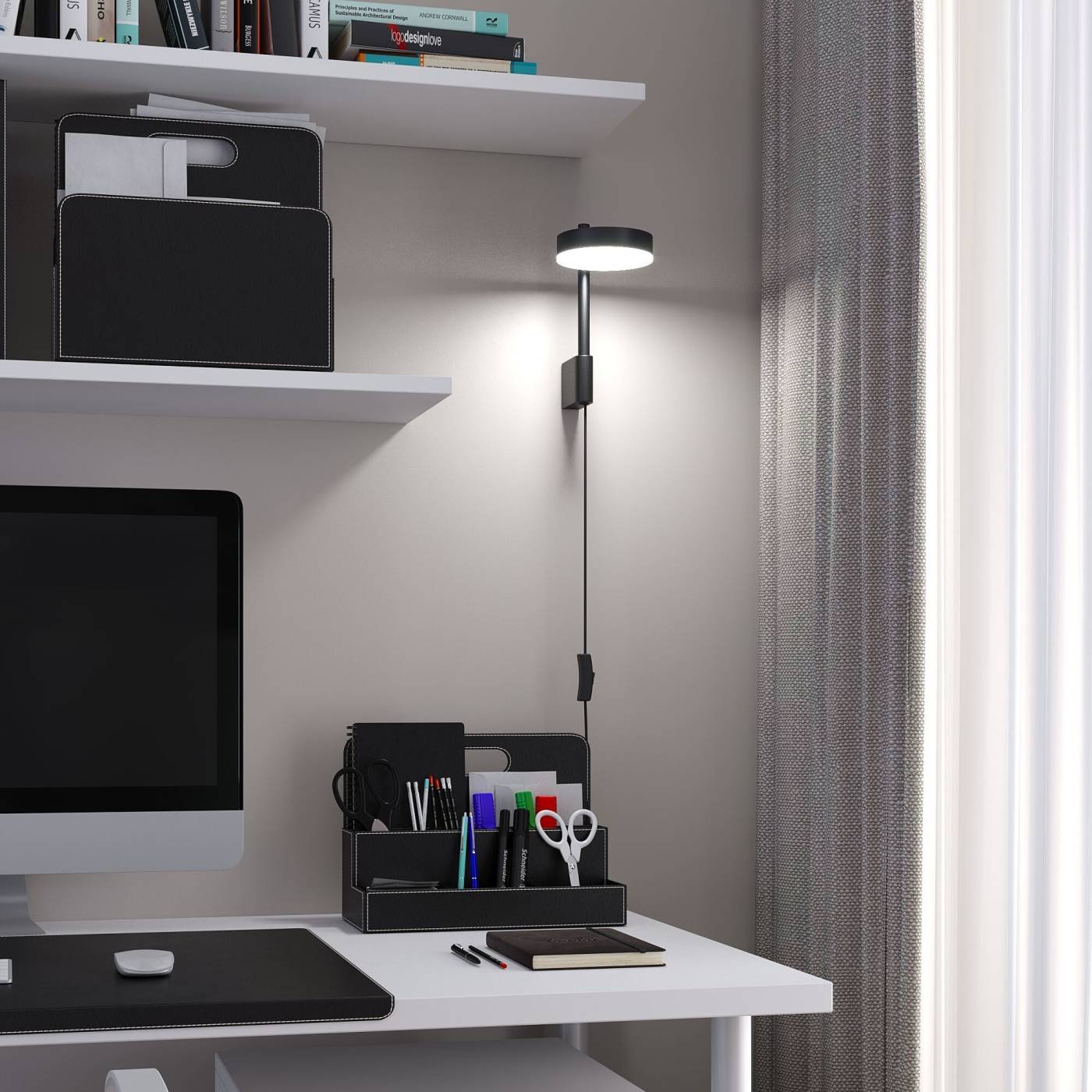 Tobi черный (40129/LED) Настенное бра Elektrostandard Tobi Tobi черный (40129/LED)