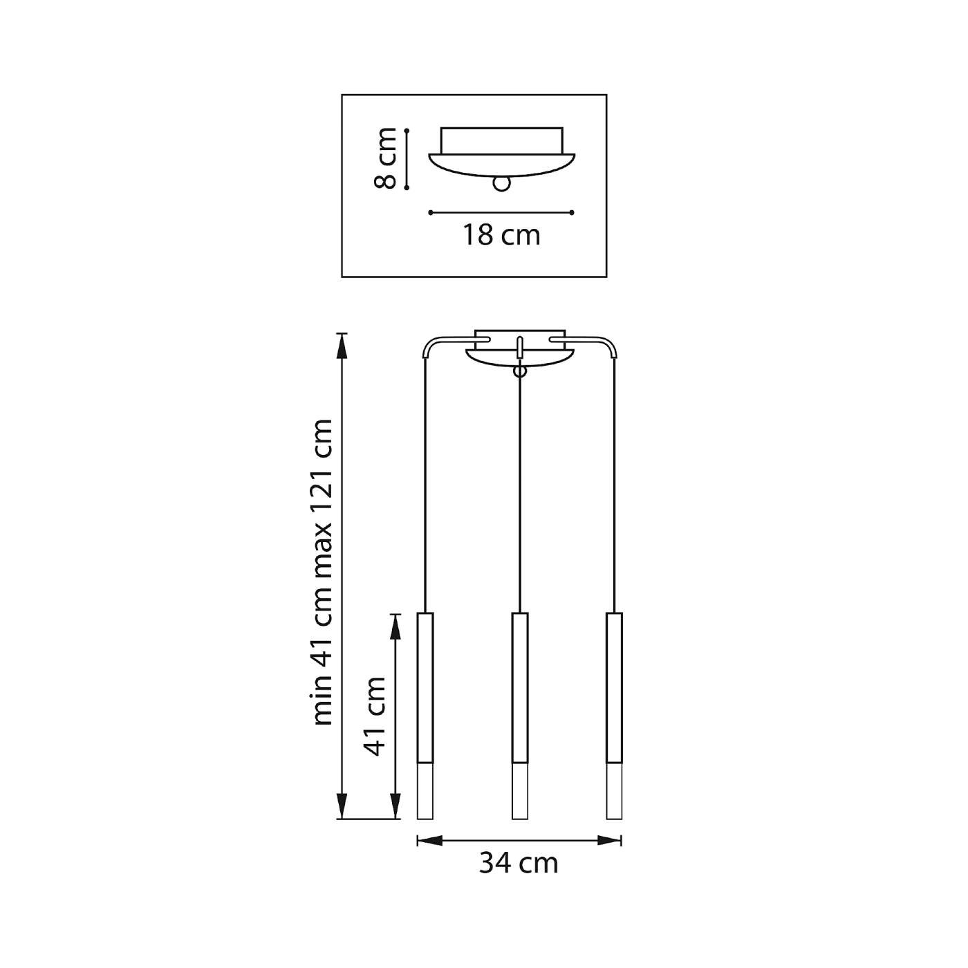 Светильник подвесной Lightstar Tubo L3T747143