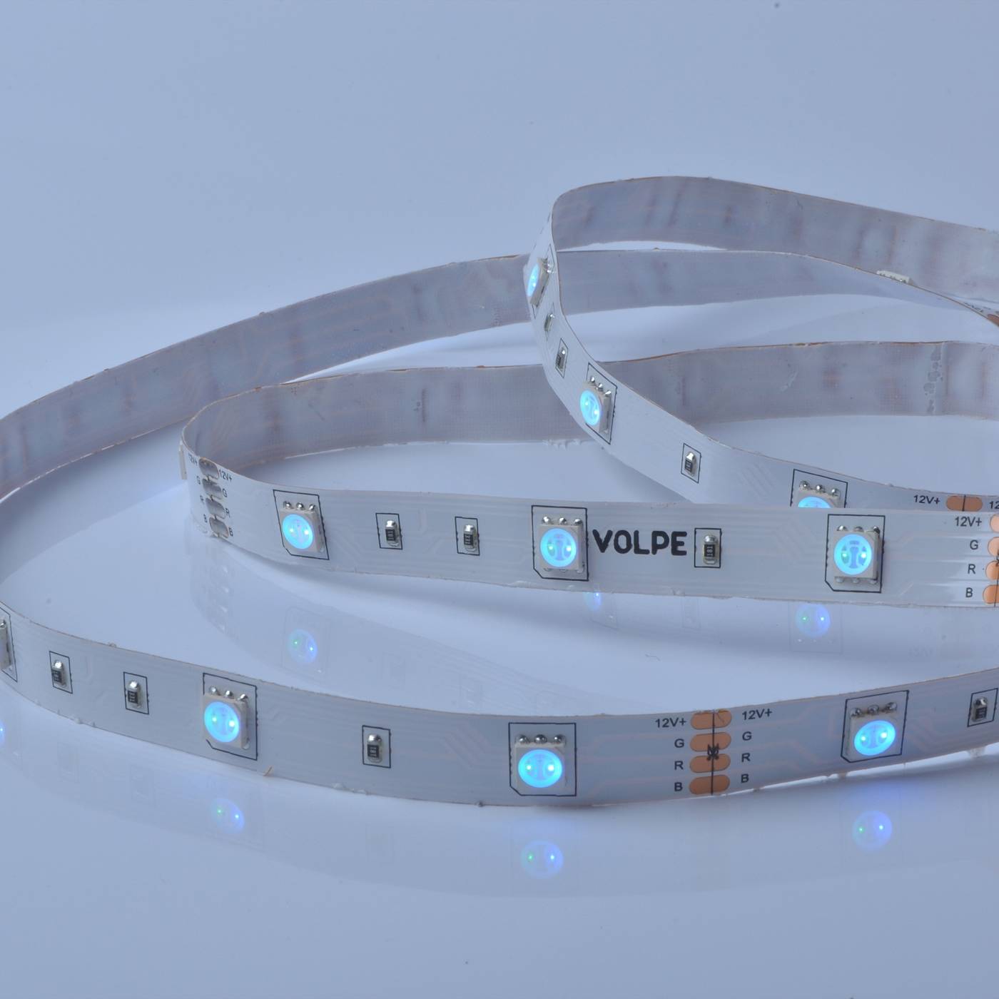 Комплект светодиодной ленты 3м Volpe Uls-q211 ULS-Q211 5050-30LED/m-IP20-3M-RGB RRP24C24 Комплект светодиодной ленты с адаптером и контроллером