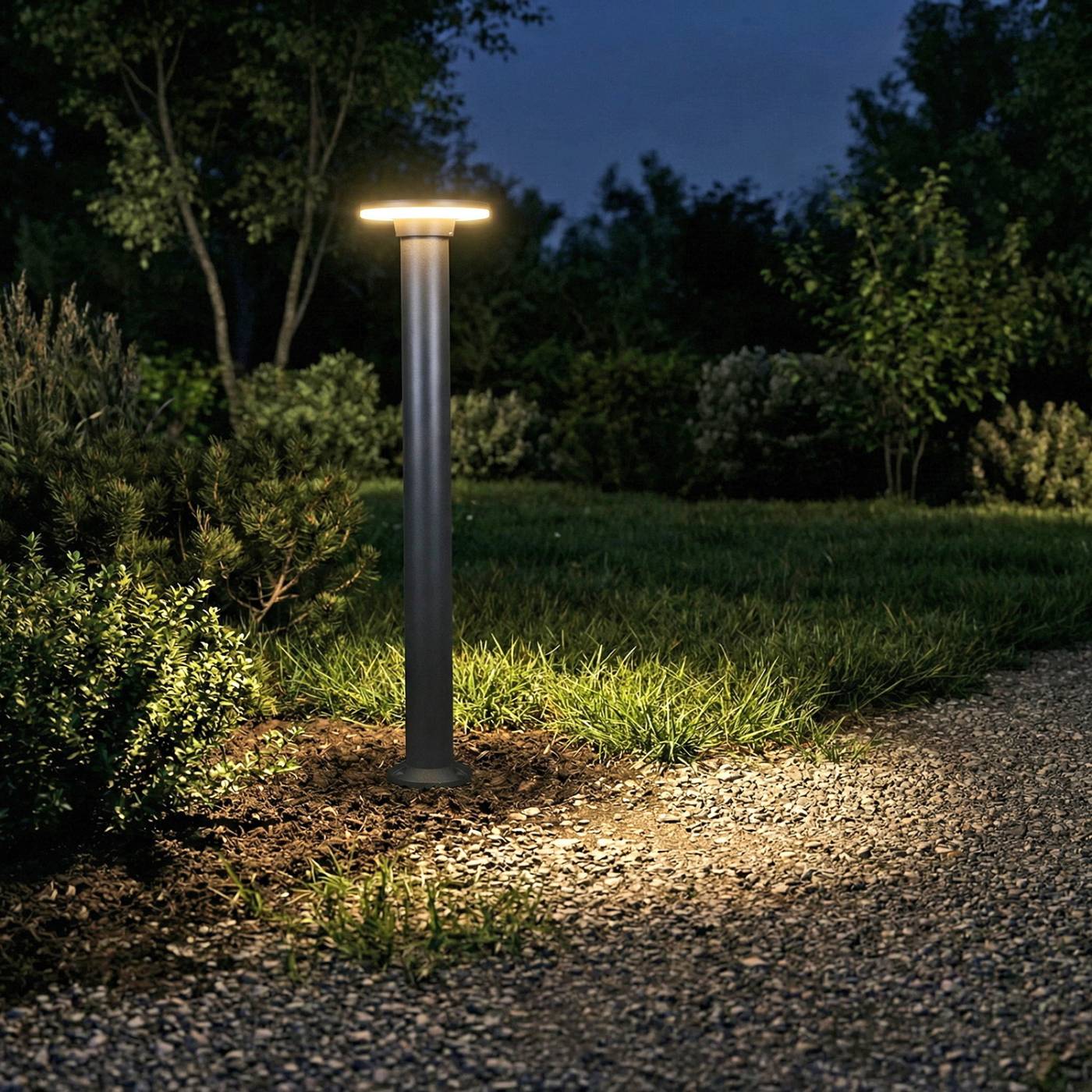 Наземный фонарь Reluce 09974-0.7-001JH 1,0M LED12W BK RLOS