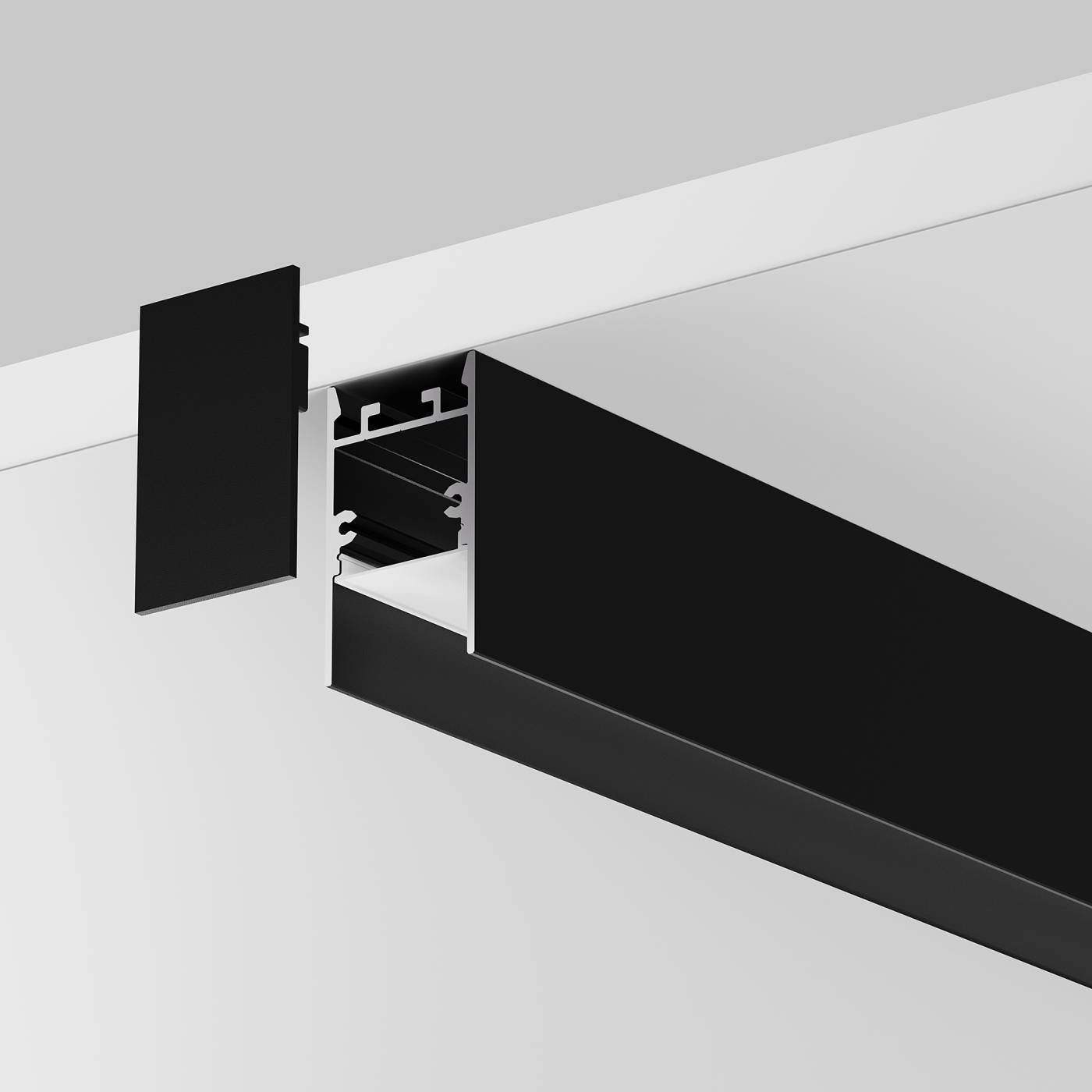 642061 Комплект заглушек (для профиля 25х42) 2 шт., Maytoni Накладной-подвесной профиль 642061