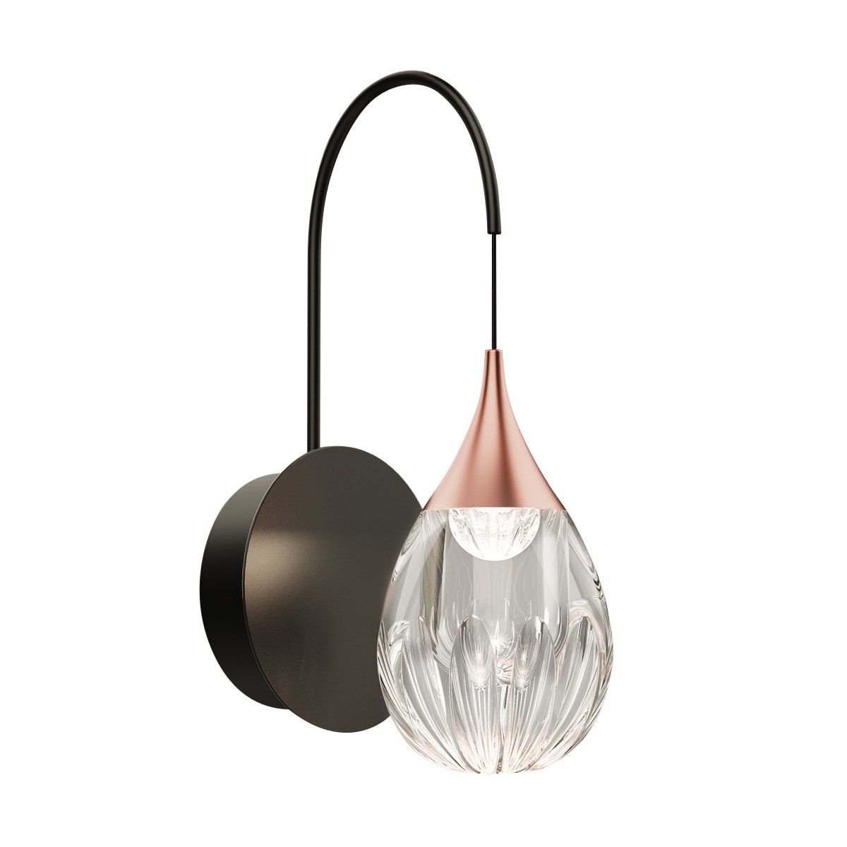 MB24001004-1A copper/clear Настенное бра Delight Collection Stilla MB24001004-1A copper/clear