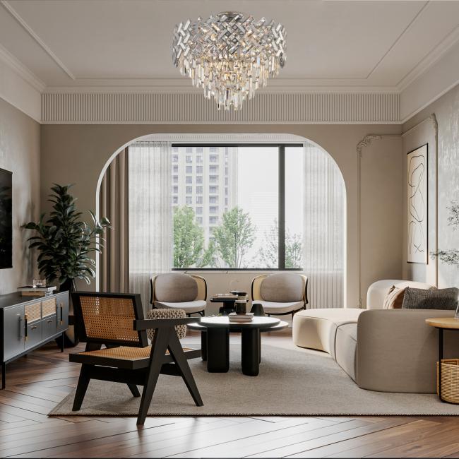 378019/9/50/570 CR Потолочная люстра Arte Milano Sorrento-8019 378019/9/50/570 CR