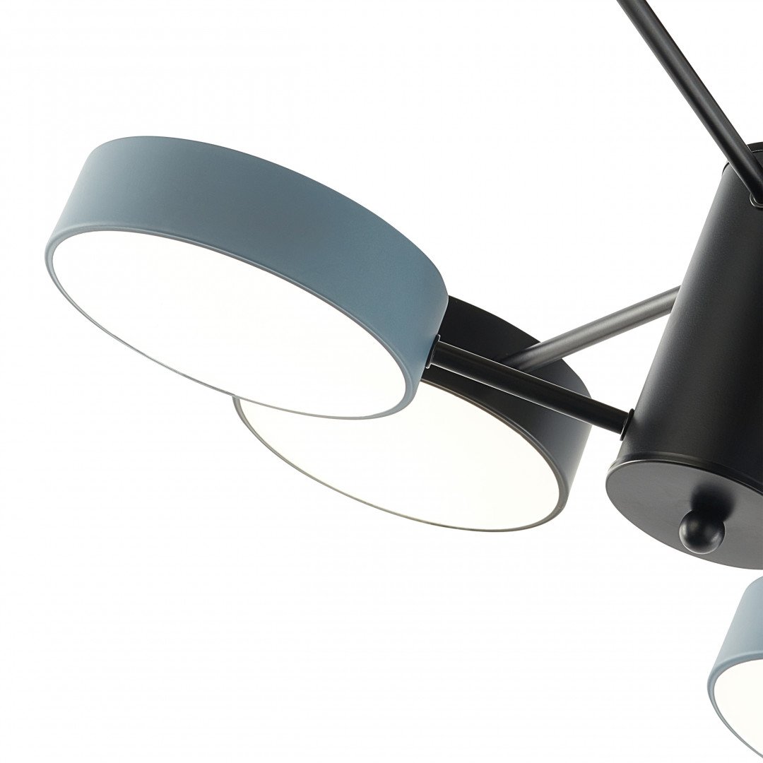 Потолочная люстра Arte Milano Ferrara 250906/6B Bk/Gr
