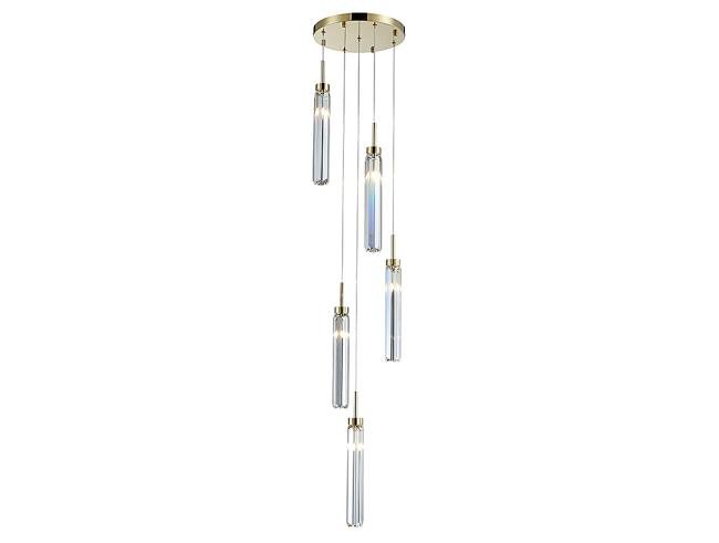 Потолочная чашка Newport Diva Потолочная чашка 4520 D30 5 подвесов gold