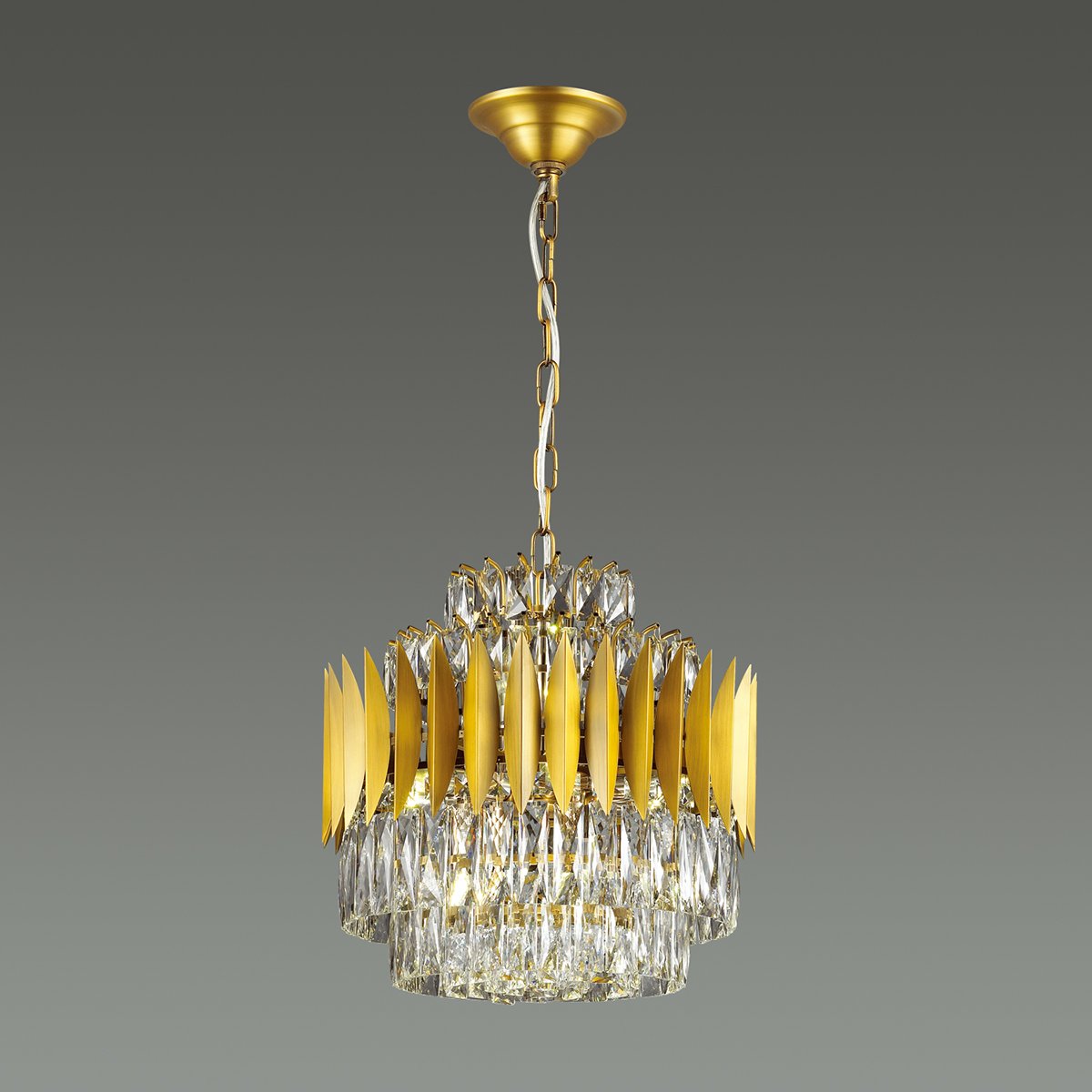 Подвесная хрустальная люстра Valetta Odeon Light 4123/12