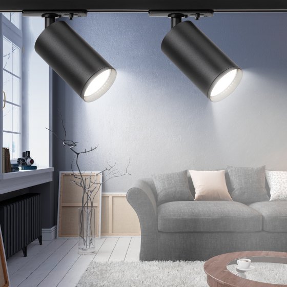 Трековый светильник ЭРА TR39-GU10 BK