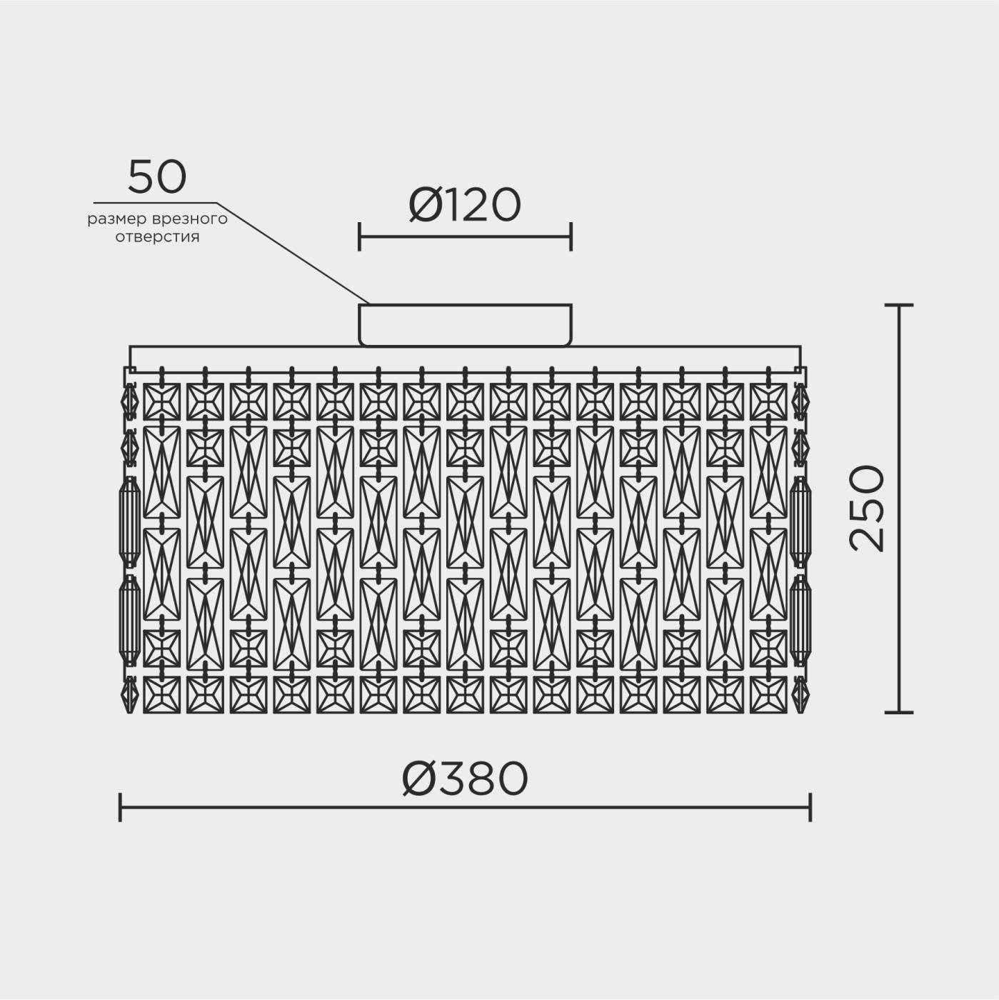 ML.90343.5 CR Потолочная люстра ML Modelux ML.90343.5 CR