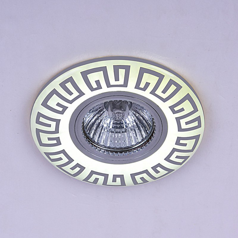 Встраиваемый светильник Reluce 09504-9.0-001MN MR16+LED3W WH/CR
